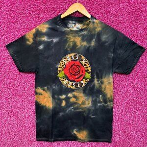 Guns N’ Roses Leopard Big Rose Hard Rock Women's Tie Dye 1X